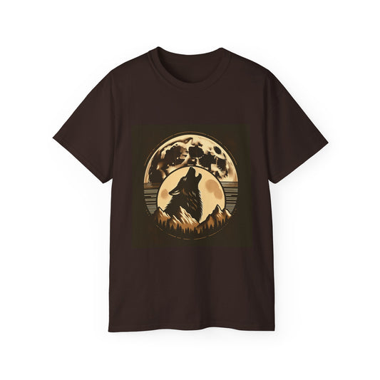 Nature Howling Wolf Tee