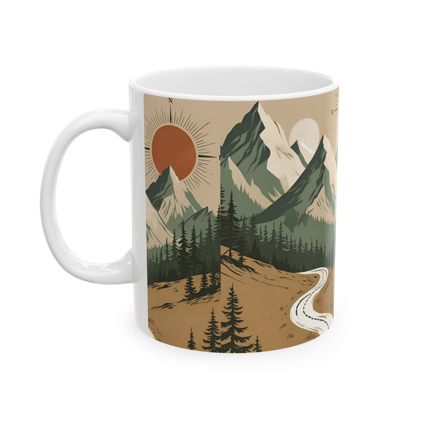 Mountain Sunrise Ceramic Mug