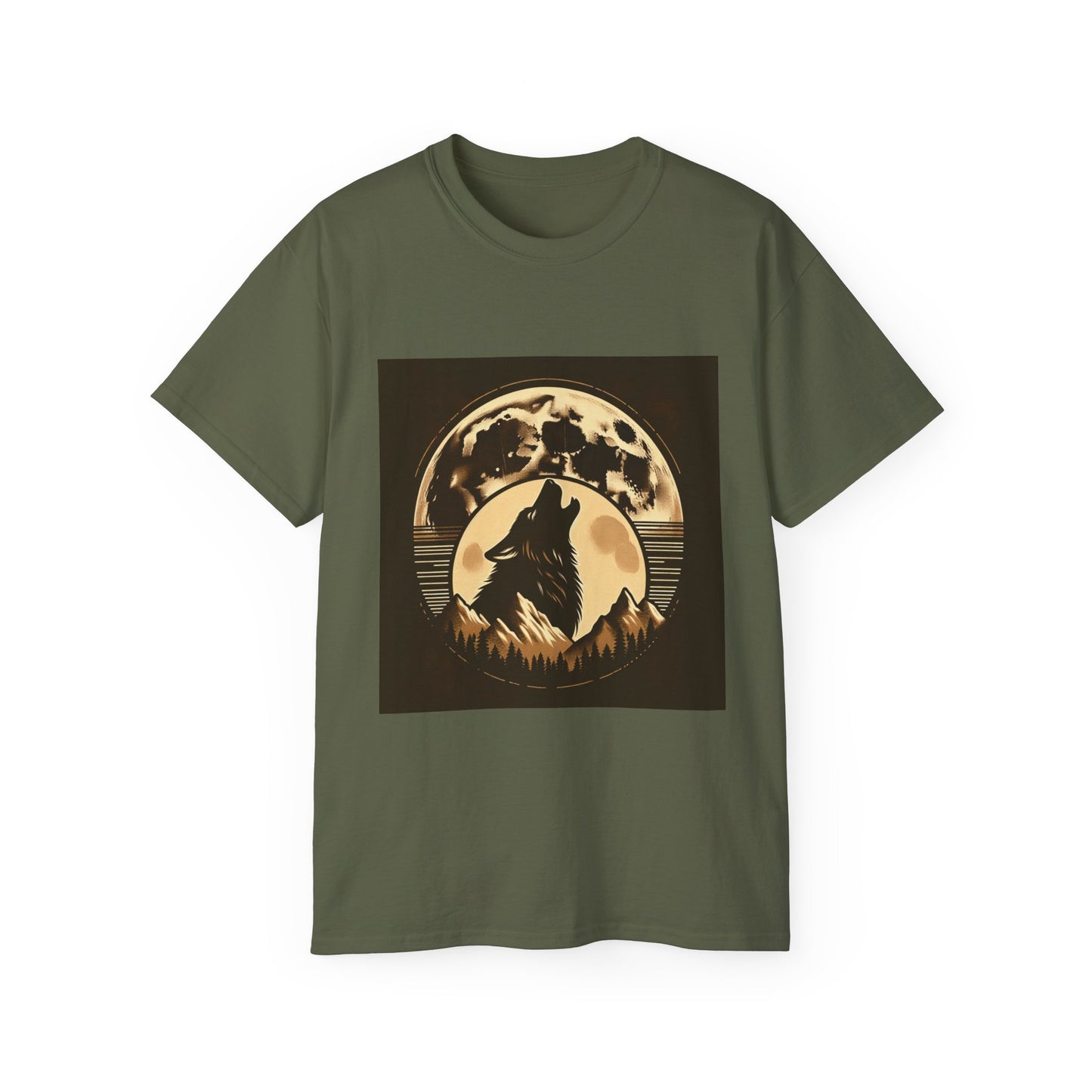 Nature Howling Wolf Tee