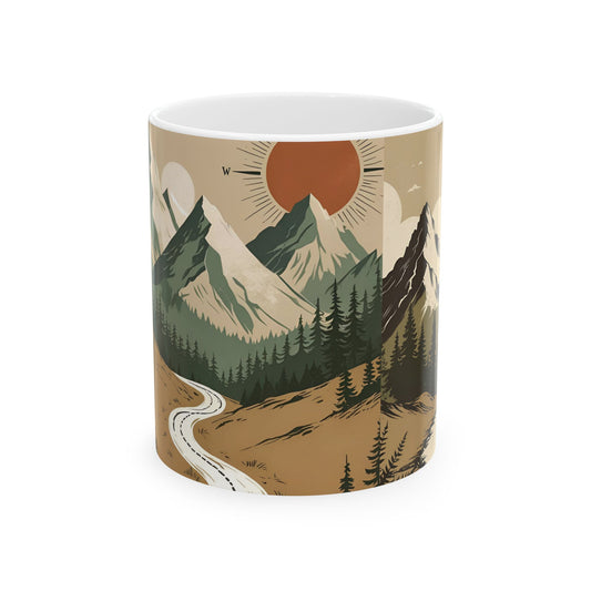 Mountain Sunrise Ceramic Mug